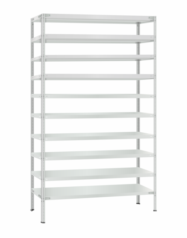 Стеллаж металлический Титан МС-500 2300х1200х400 10 полок