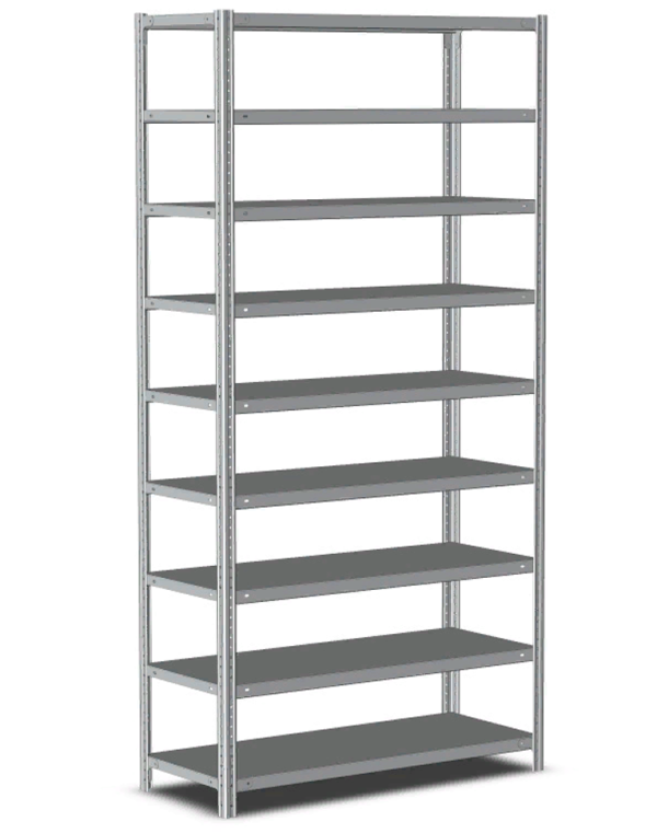 Стеллаж металлический Титан МС-500 1200х1200х300 9 полок